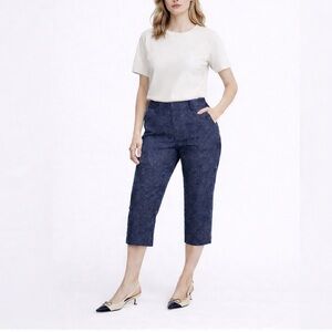 TOMMY HILFIGER - Blue and White Capris